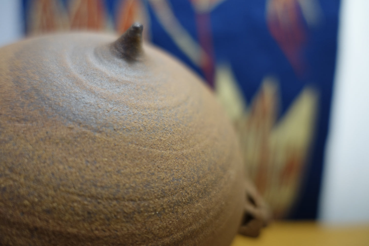 1023 Glazed Flower Vase -Shigaraki-