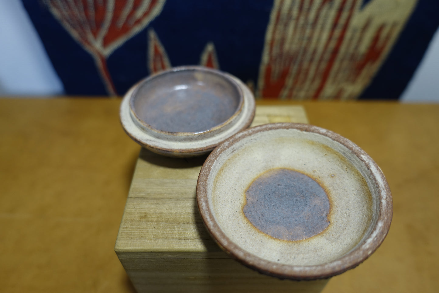 1022 Incense Case -Hagiyaki- "HITSUJI" with an original box