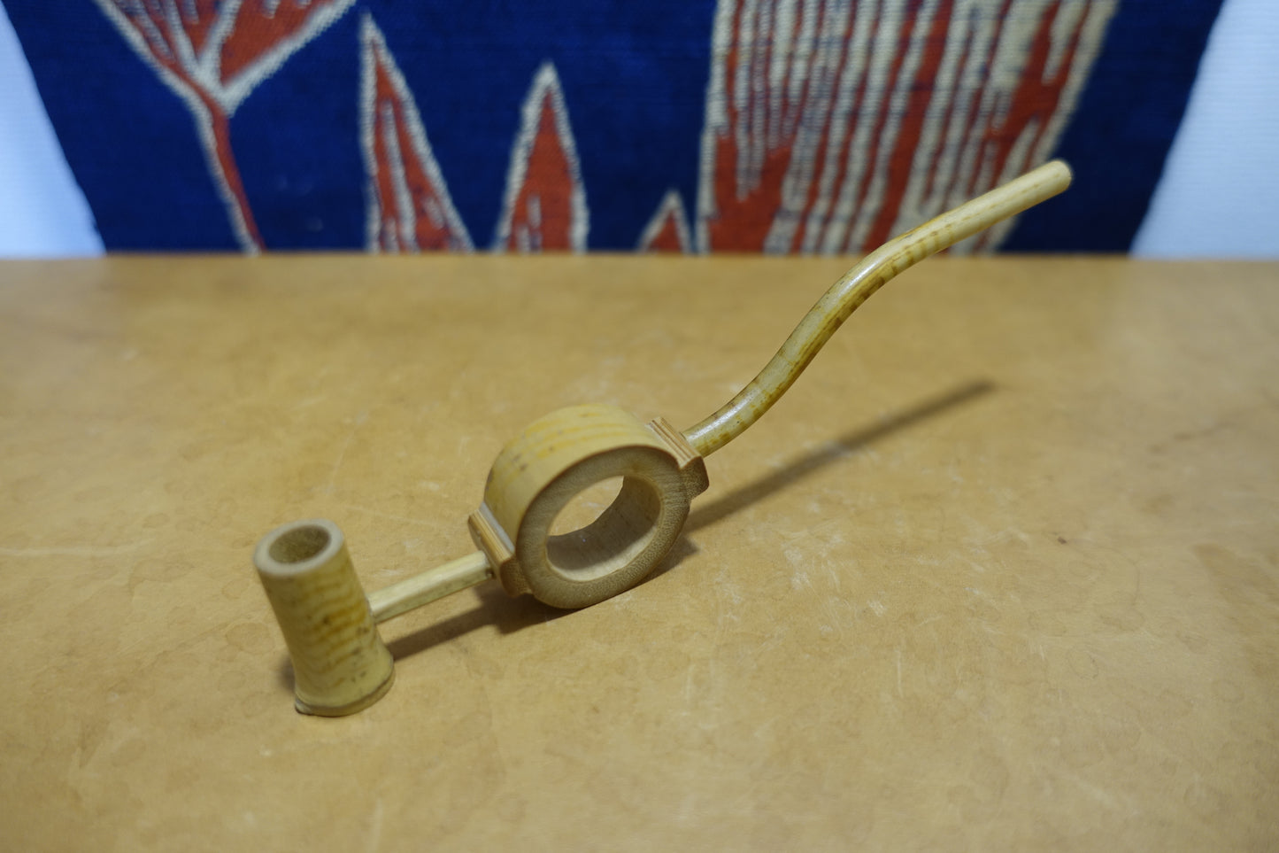 1016 Hand Crafted Bamboo Smoke Pipe