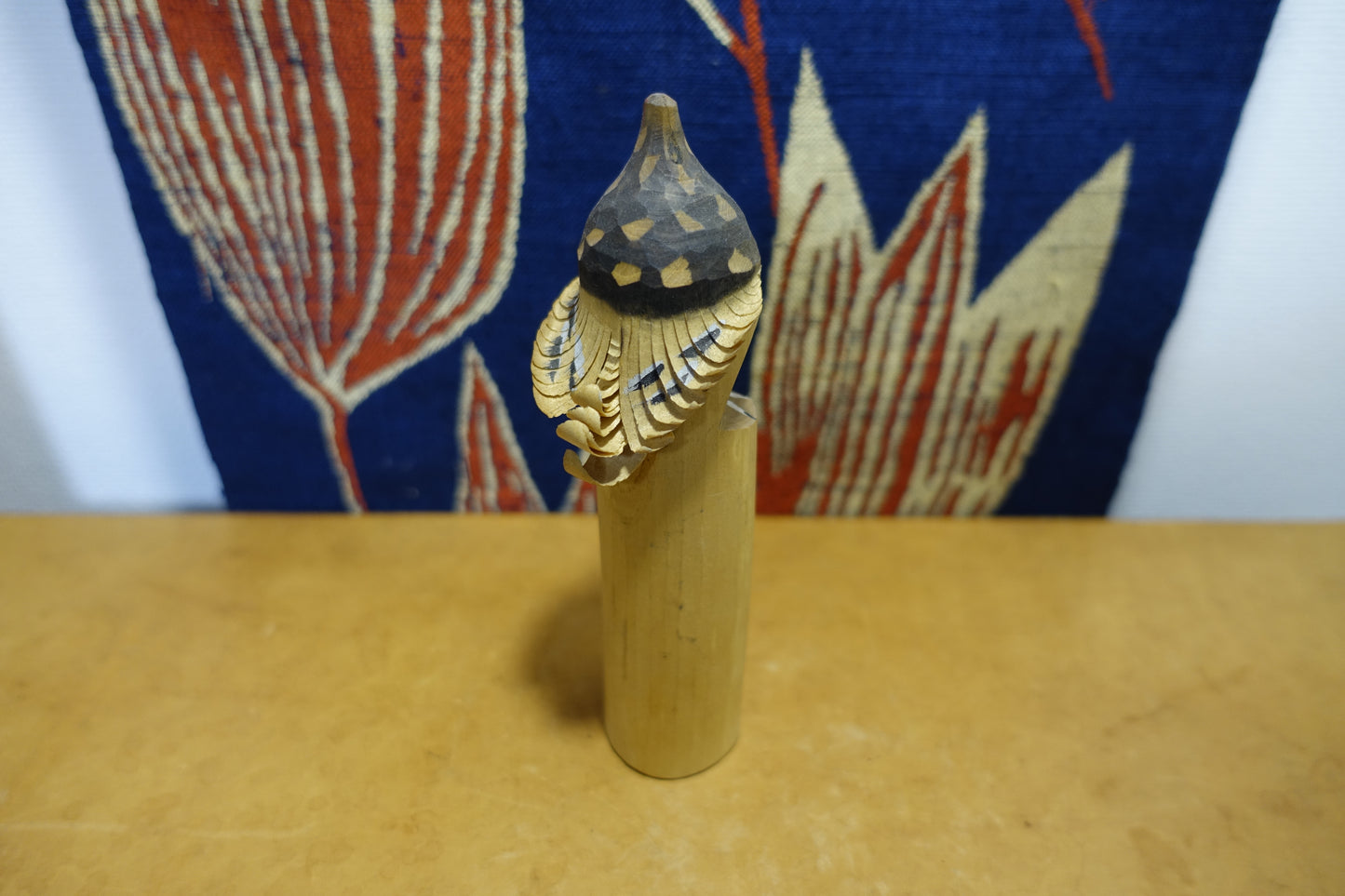 1009 Raicho Poppo "Rock ptarmigan" a wooden doll