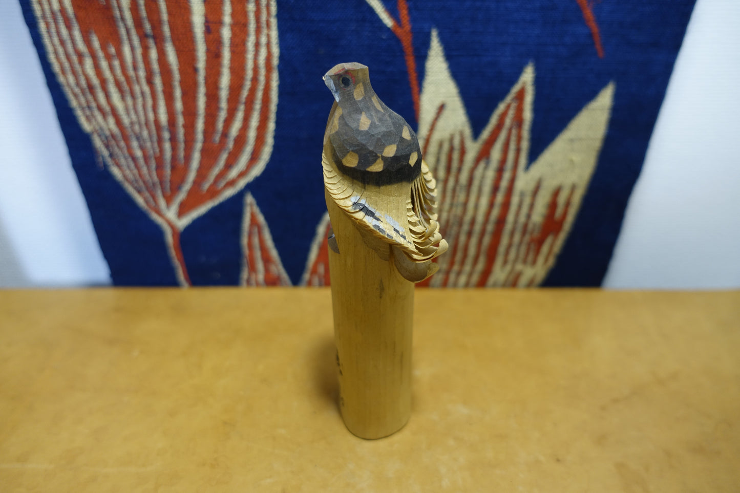 1009 Raicho Poppo "Rock ptarmigan" a wooden doll