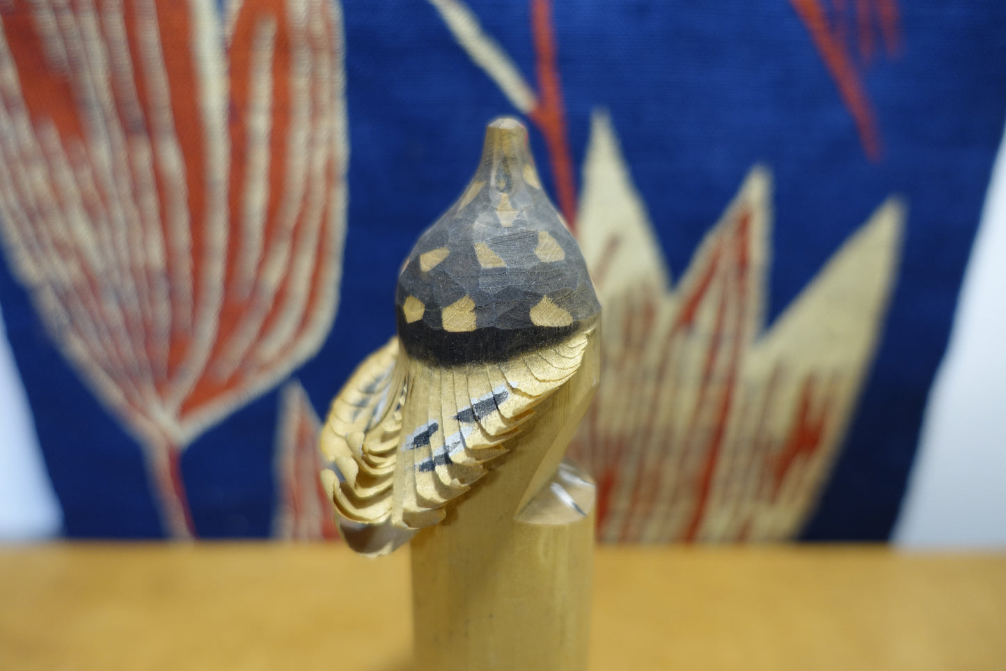 1009 Raicho Poppo "Rock ptarmigan" a wooden doll