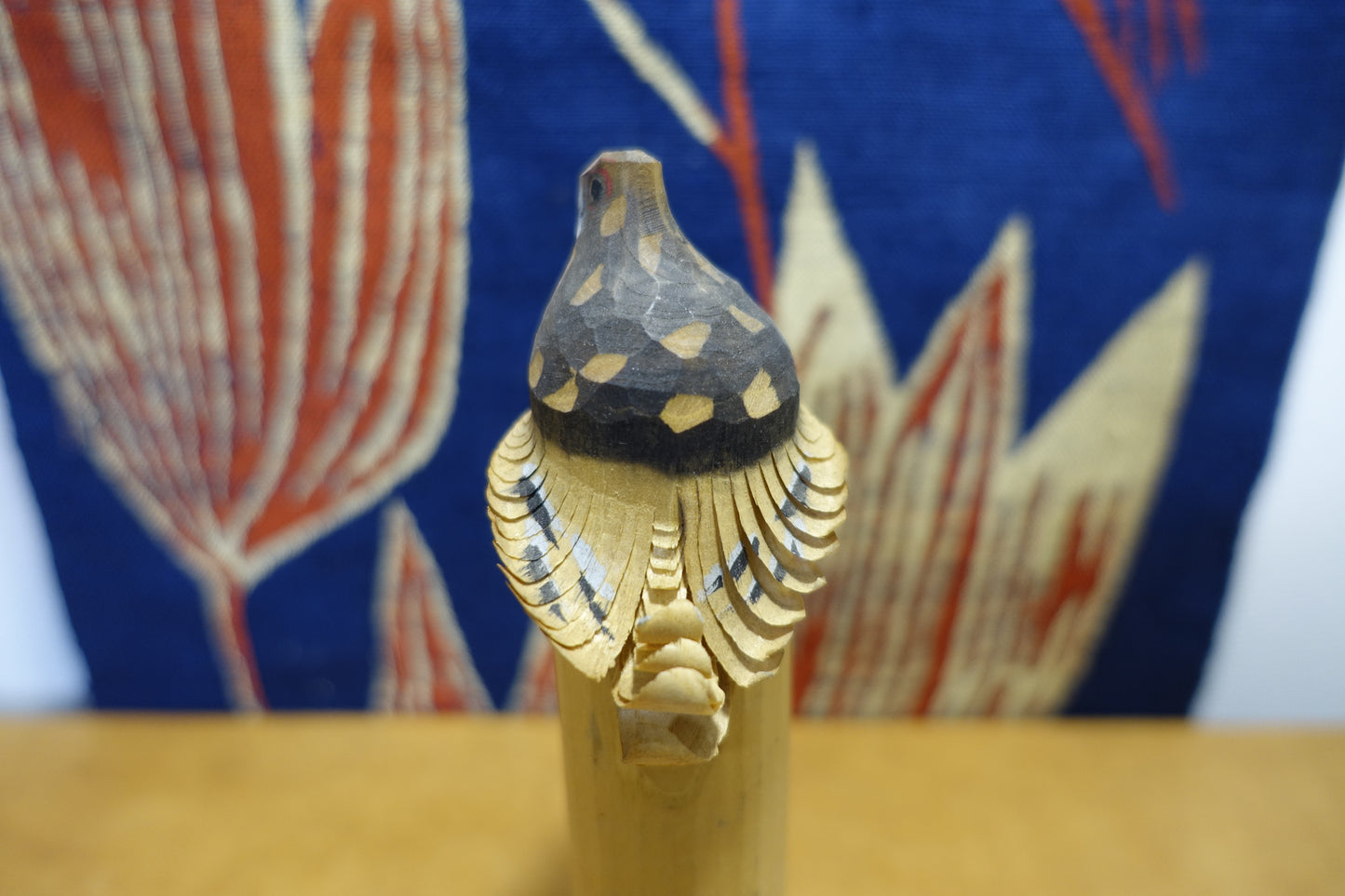 1009 Raicho Poppo "Rock ptarmigan" a wooden doll