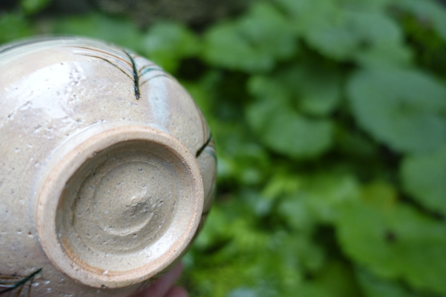 0003 Tea Bowl -Kutani- made by Kunihiko Nitta at Tokuyama Kiln with box