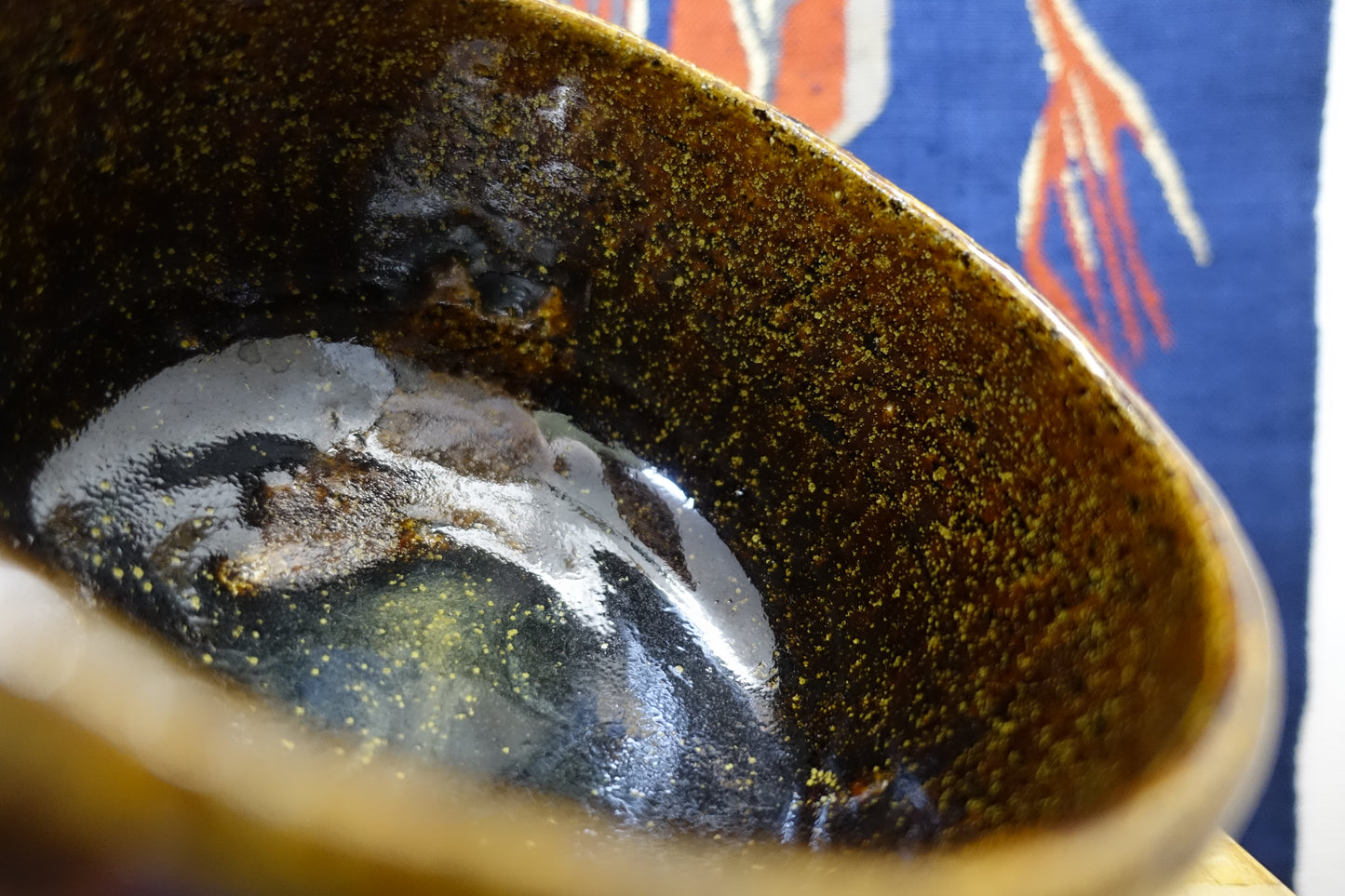 0005 Ureshino style Tea Bowl by Muneharu Noda at Muneharu Kiln with an original box