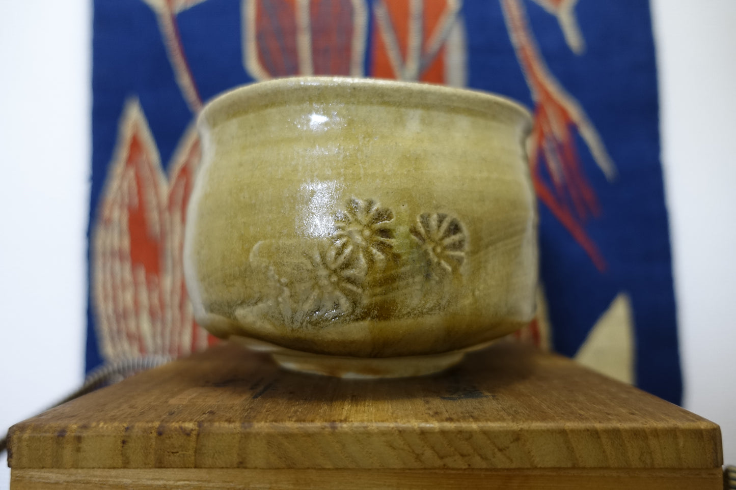 0002 Tea Bowl -Kiseto- made by Sho Kato with an original box