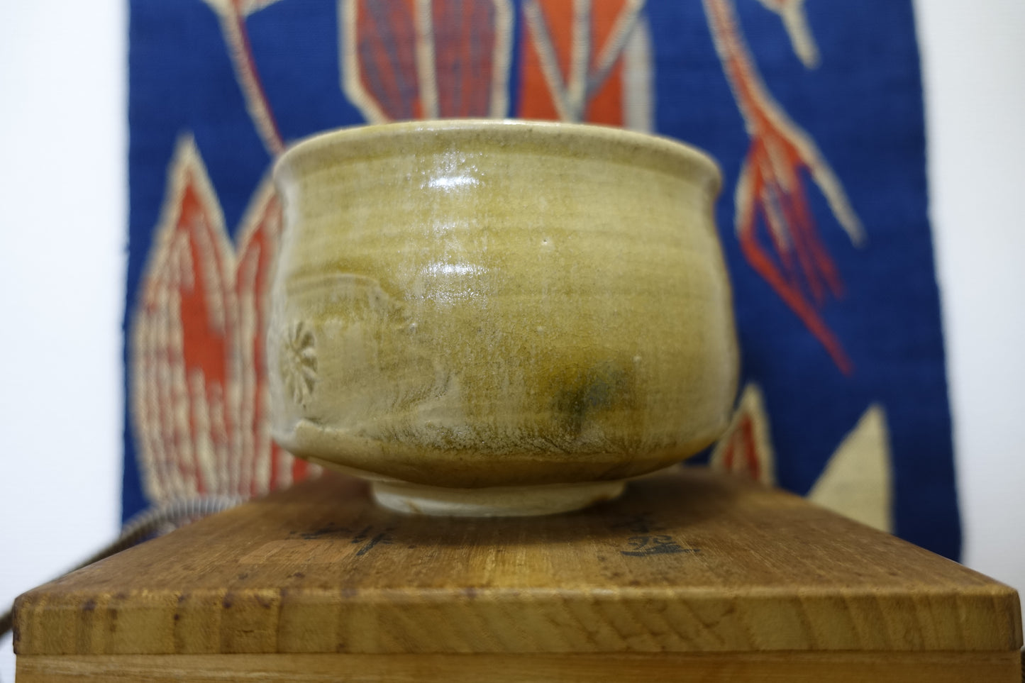 0002 Tea Bowl -Kiseto- made by Sho Kato with an original box