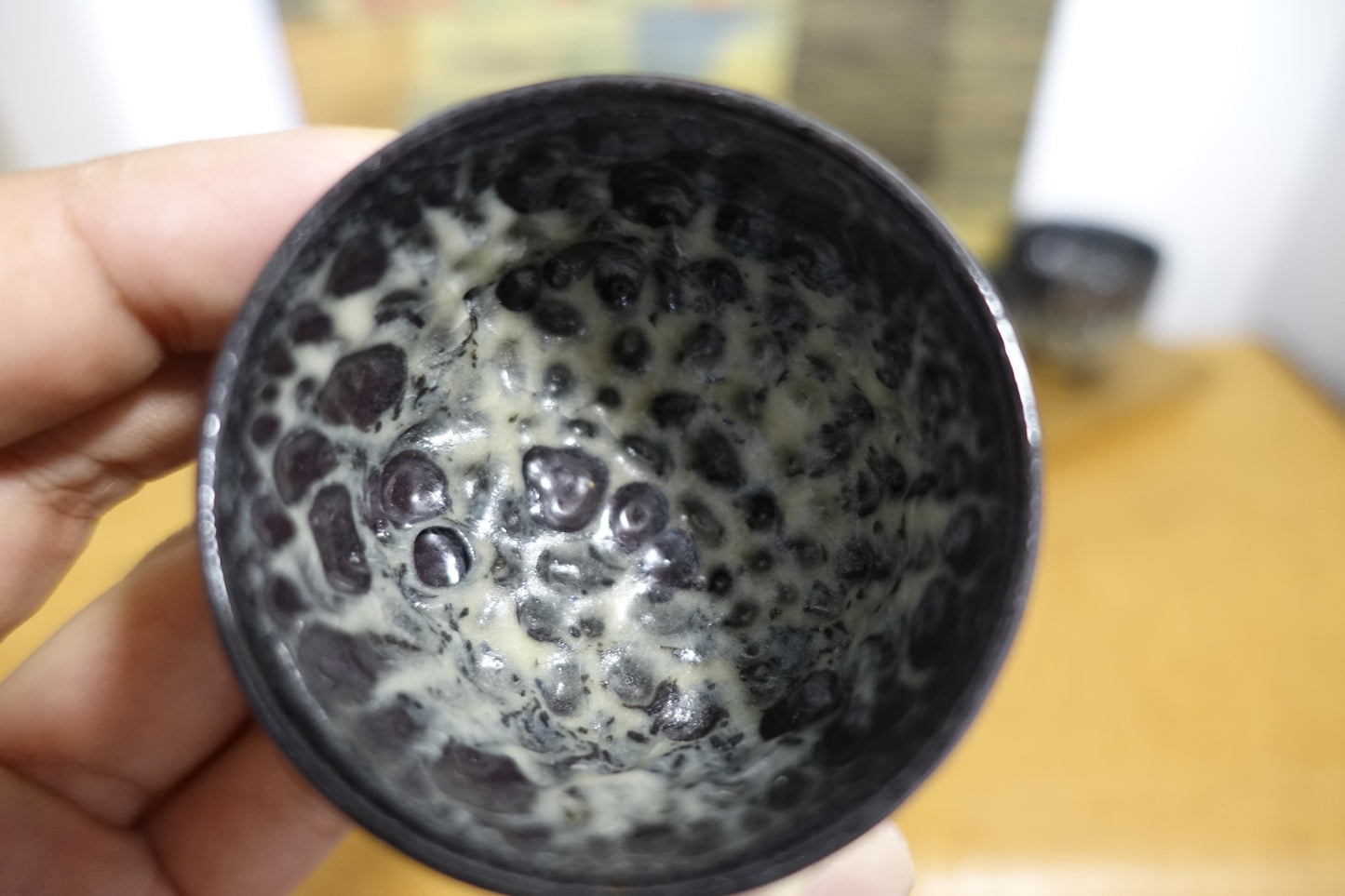 0013 Kosai style Guinomi sake cups 5pairs - made by Shouou Kitamura at Shouou kiln with a box