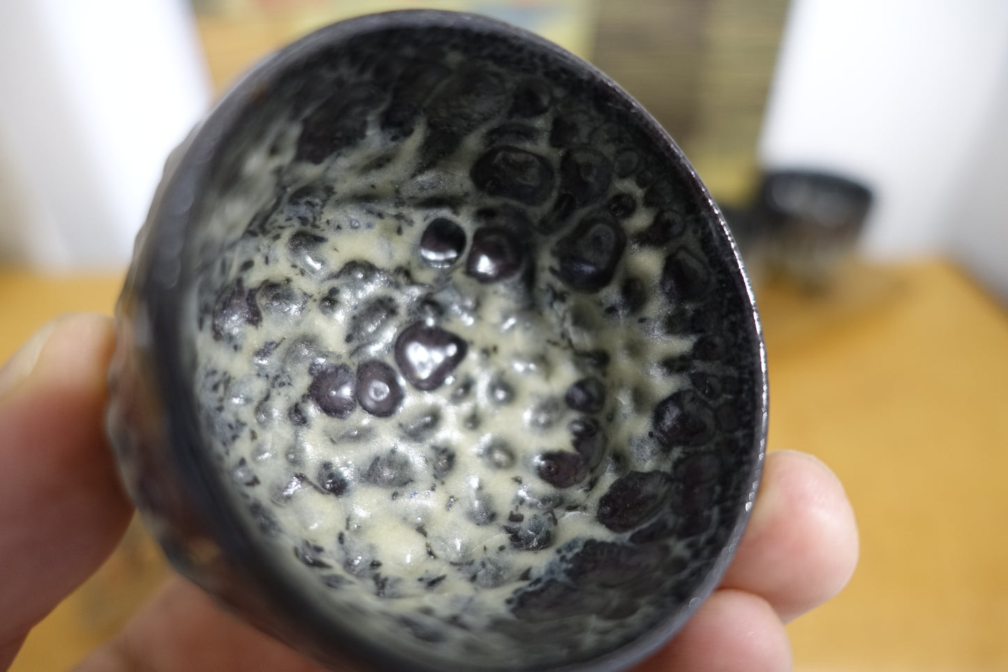 0013 Kosai style Guinomi sake cups 5pairs - made by Shouou Kitamura at Shouou kiln with a box