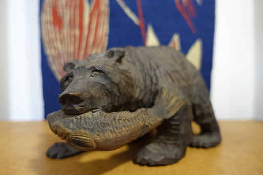 1025 Wood Carving Bear -unknown-