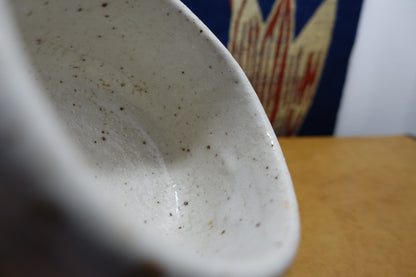 0008 Shino Tea Bowl by Shouen Wakao