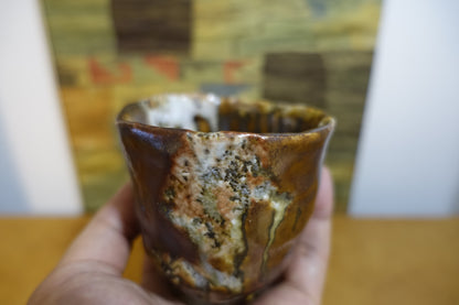 0023 Mashiko-style Tea Bowl by Kuniji Mitome with an original box