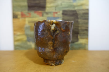 0023 Mashiko-style Tea Bowl by Kuniji Mitome with an original box